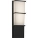Lasalle LED 17 inch Textured Bronze Outdoor Sconce