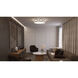 Lake LED 24 inch Black Flush Mount Ceiling Light