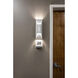 Summit LED 5 inch White and Silver ADA Sconce Wall Light