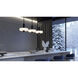 Sydney Linear Pendant Ceiling Light in Black