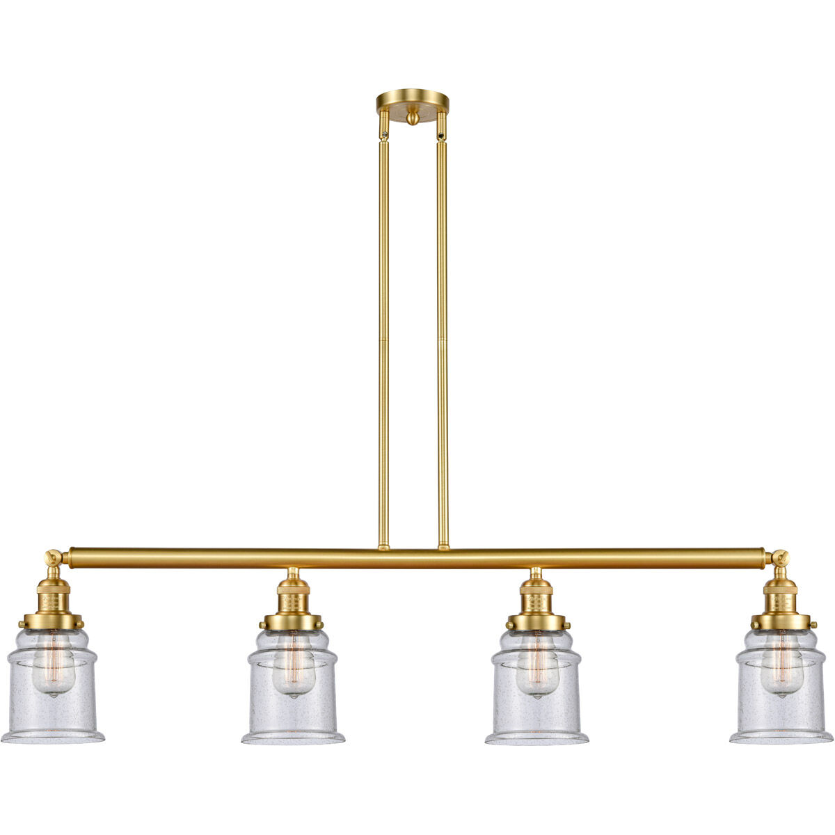 Franklin Restoration Small Canton 4 Light 50.63 inch Island Light