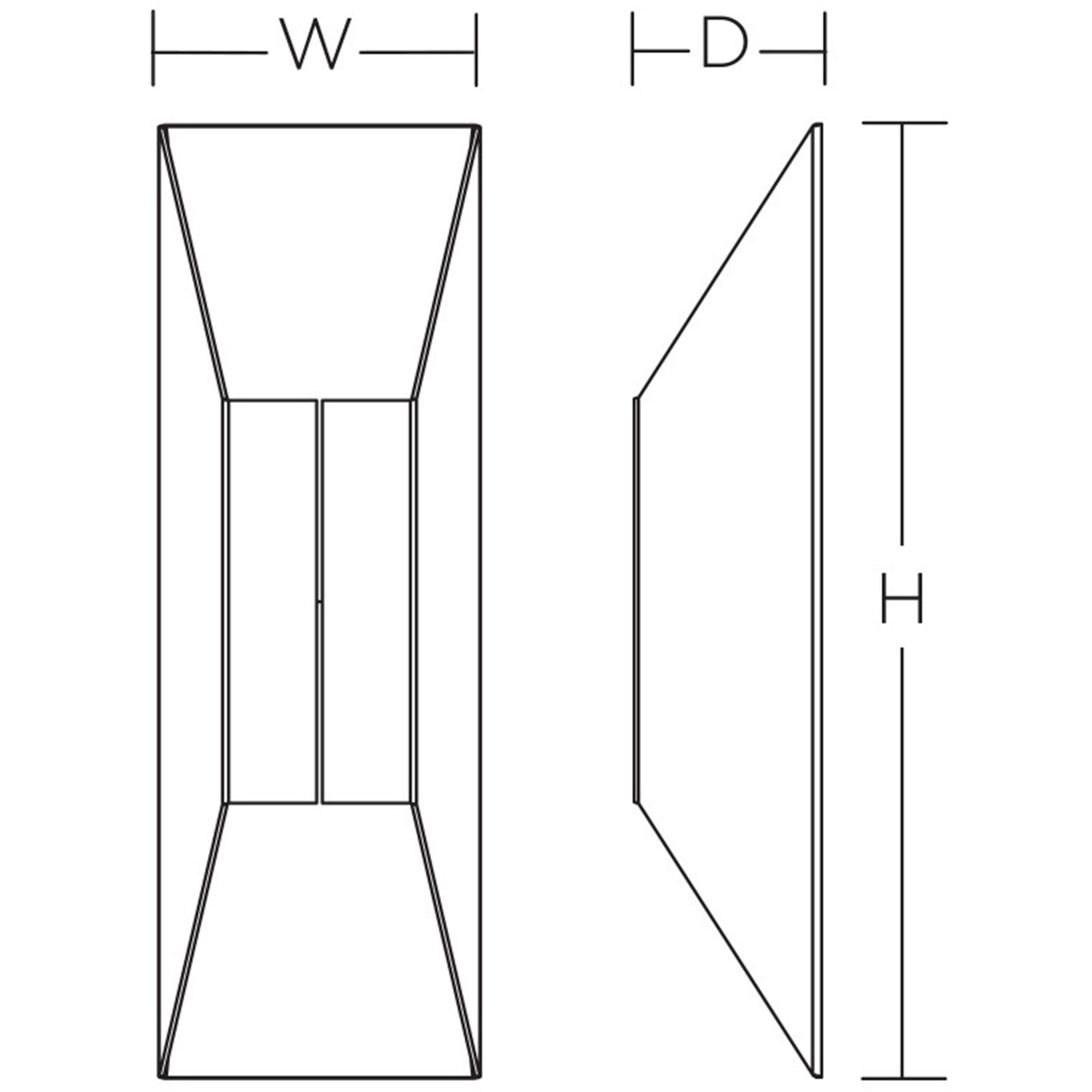 Summit LED 5 inch White and Silver ADA Sconce Wall Light