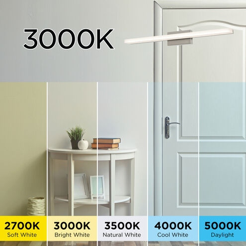 Ramona LED 28 inch Satin Nickel Bath Vanity Wall Light