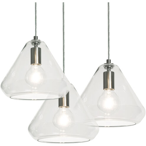 Armitage 3 Light 21 inch Satin Nickel Round Pendant Ceiling Light