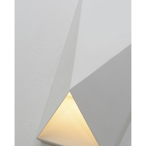 Knox LED 4 inch White Outdoor Sconce