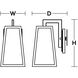 Joplin 1 Light 12 inch Black Outdoor Sconce