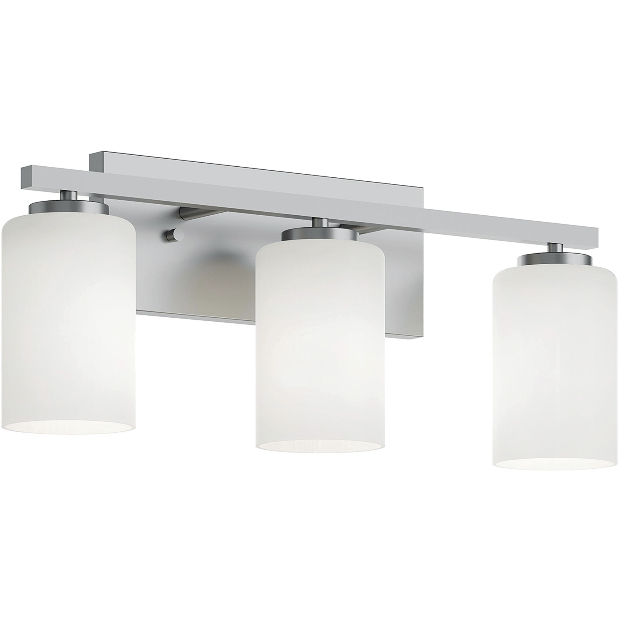 Leo 3 Light 22 inch Satin Nickel Vanity Light Wall Light