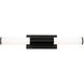 Dax 2 Light 27.13 inch Black Vanity Light Wall Light