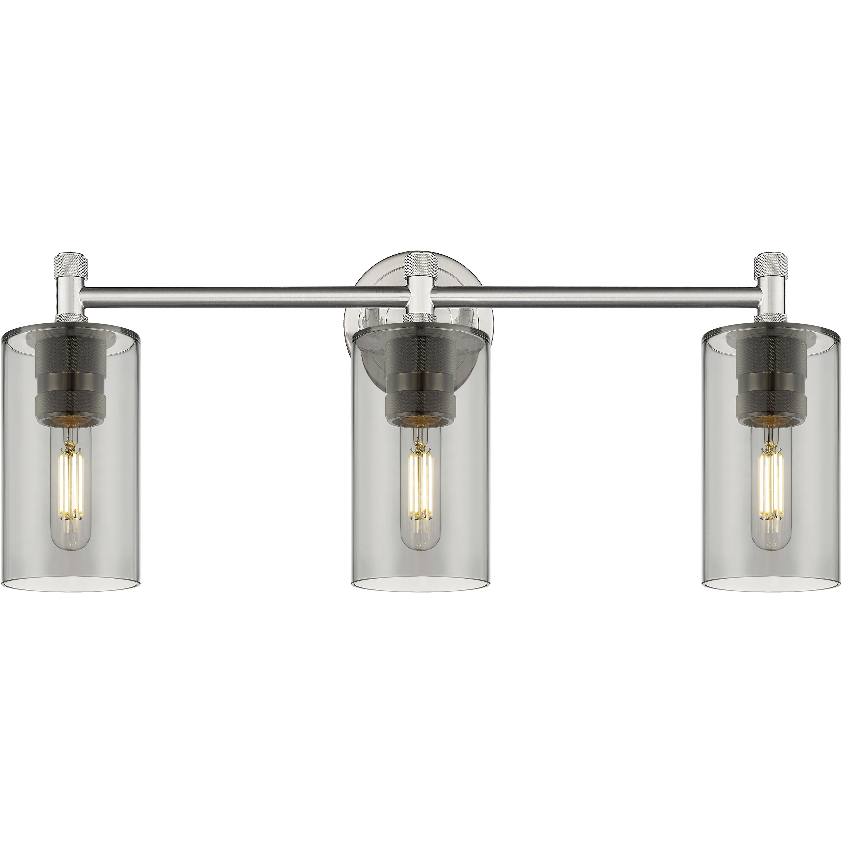 Downtown Urban Crown Point 3 Light 23.88 inch Bathroom Vanity Light