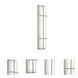 August LED 36 inch Painted Nickel Outdoor Wall Sconce
