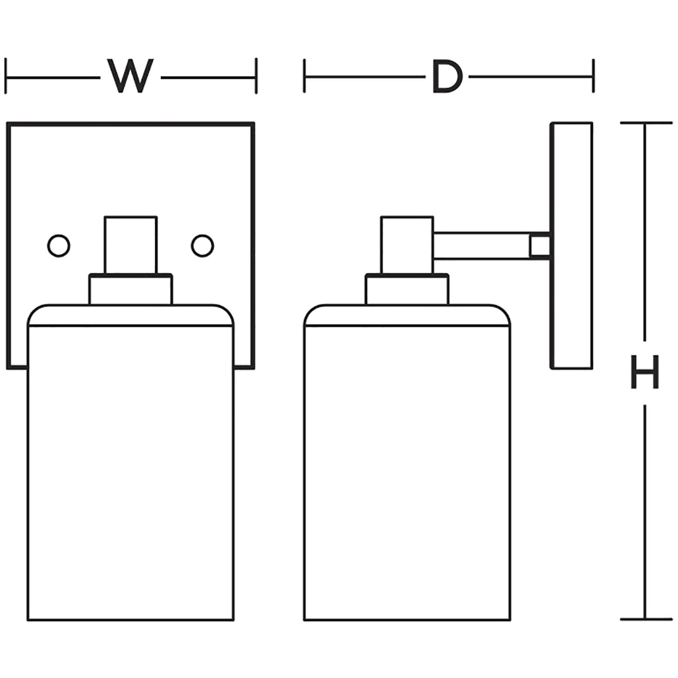 Leo 1 Light 5.5 inch Light Antique Brass Wall Sconce Wall Light
