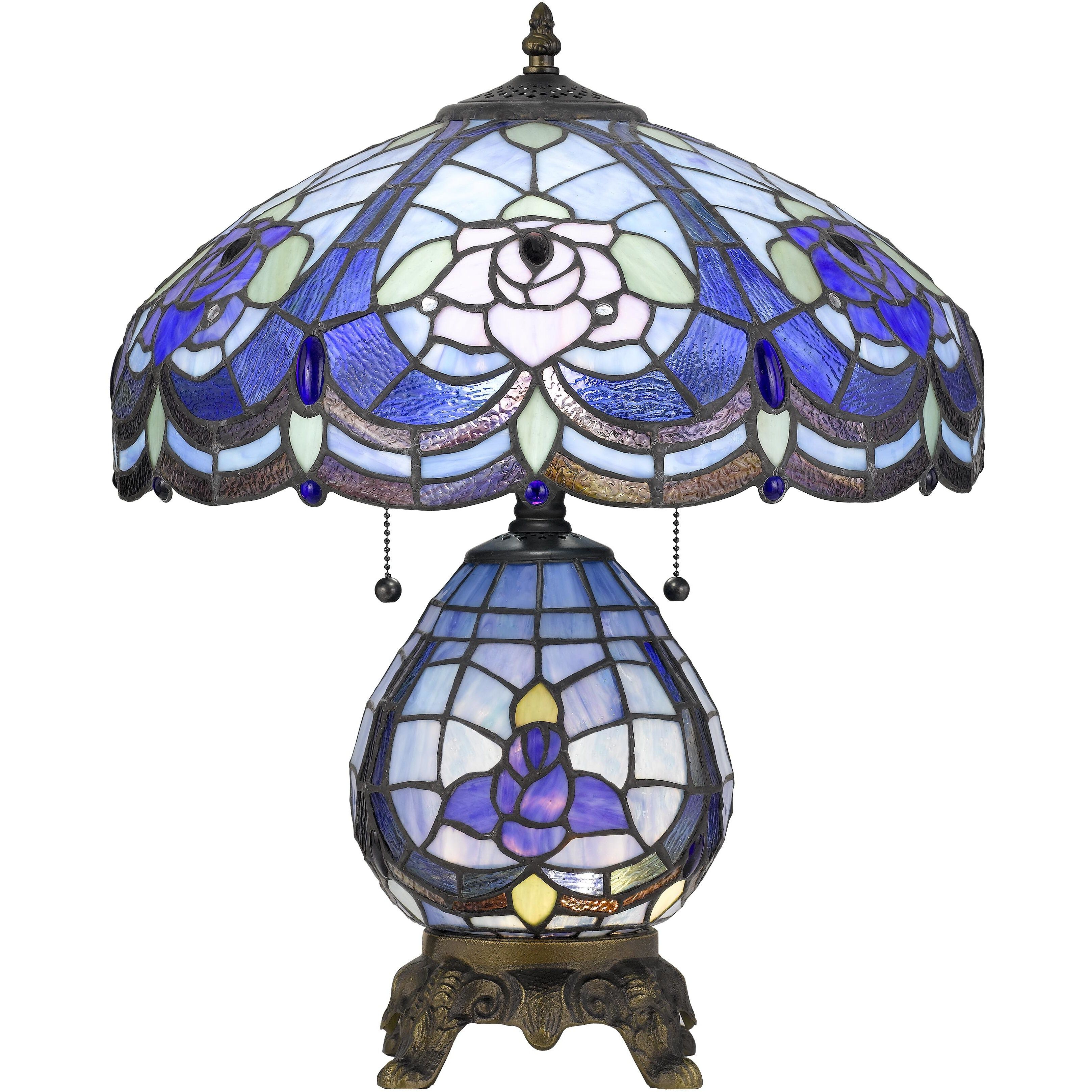 Tiffany 19 inch 60 watt Table Lamp Portable Light