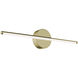 Elizabeth LED 24 inch Light Antique Brass Vanity Light Wall Light