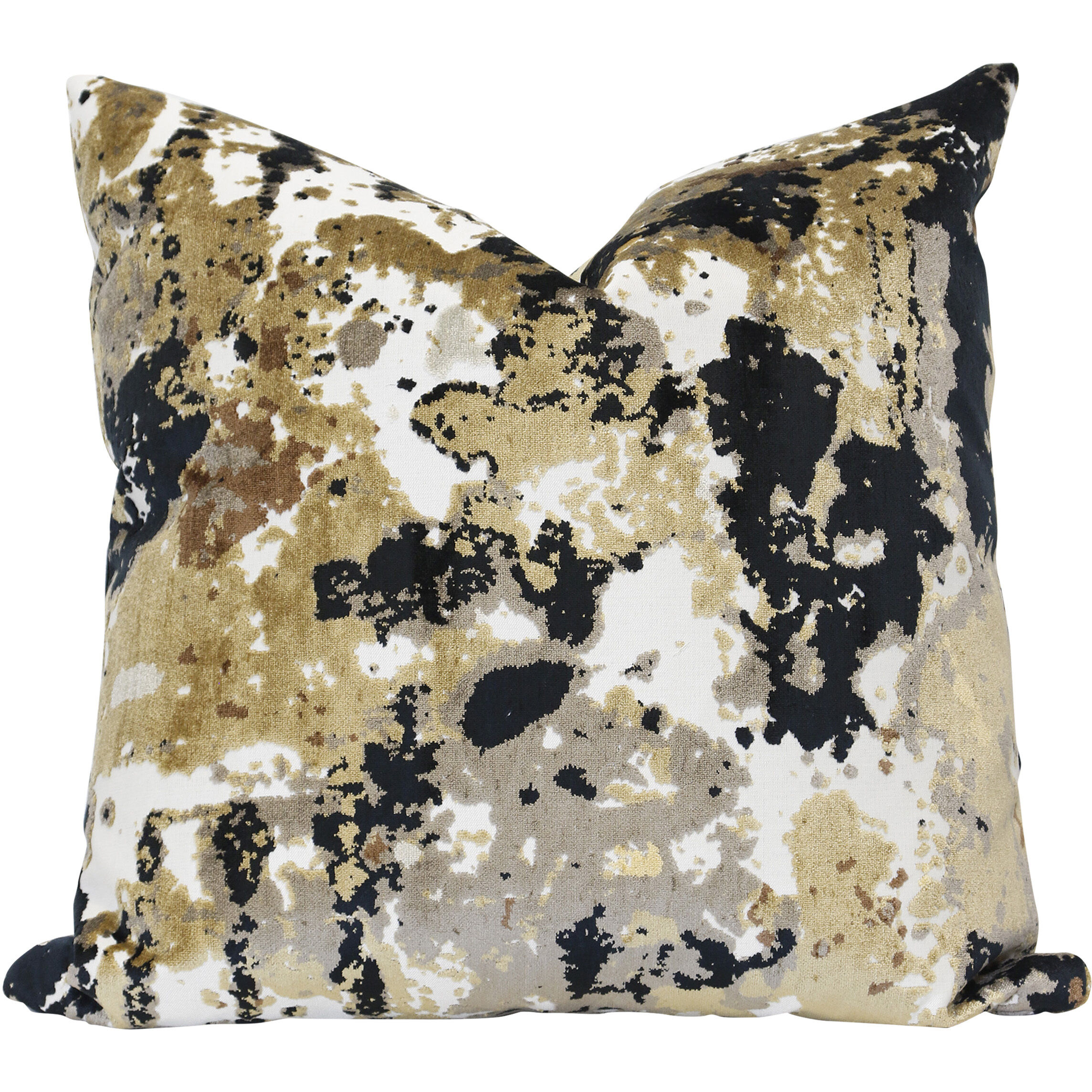 Cosmo 24 inch Brown Throw Pillow