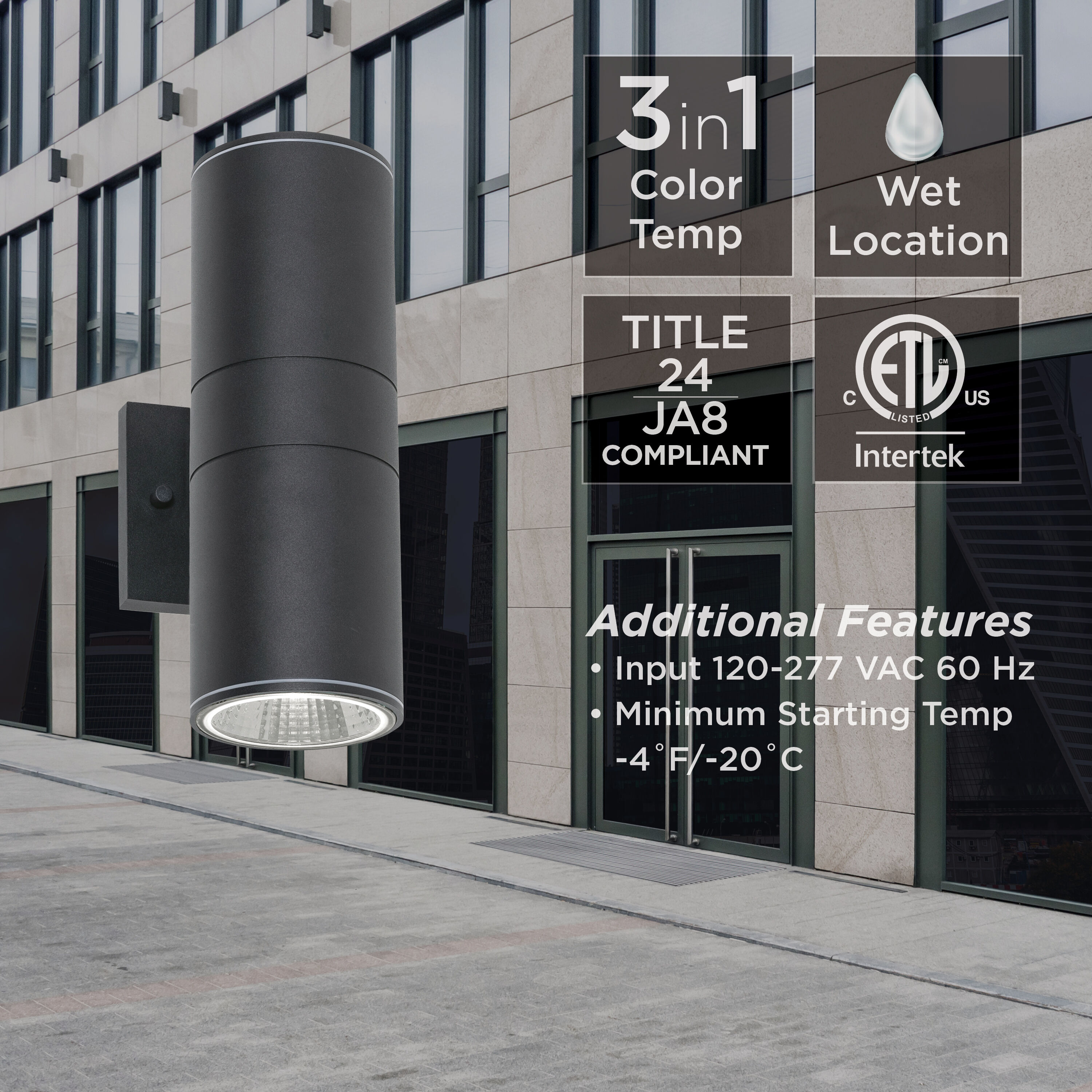 Everly LED 4.25 inch Black Semi-Flush Mount Ceiling Light