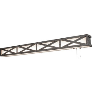 Scott LED 50 inch Distressed Grey ADA Overbed Wall Light