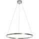 Glo LED 36 inch Satin Nickel Pendant Ceiling Light