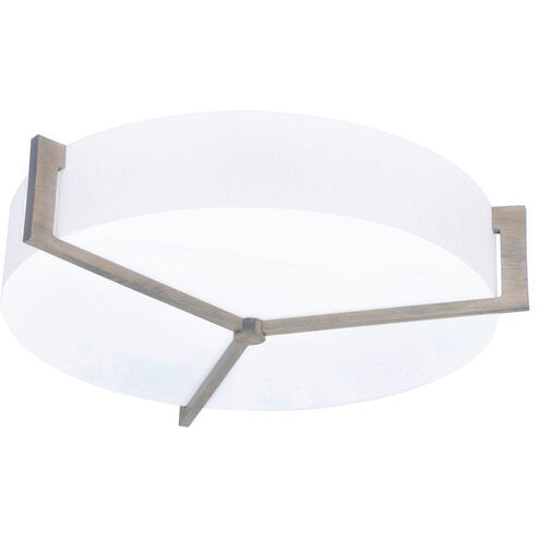 Apex 1 Light 17 inch Weathered Grey Flush Mount Ceiling Light