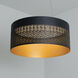 Ash LED 20 inch Black Pendant Ceiling Light