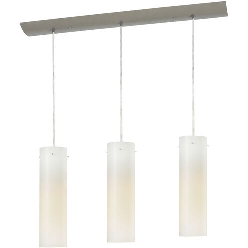 Soho 3 Light 41 inch Satin Nickel Linear Pendant Ceiling Light