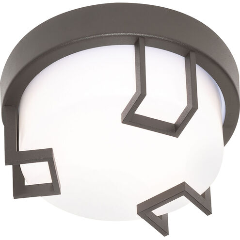 Beaumont LED 8 inch Textured Bronze Flush Mount Ceiling Light