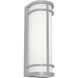 Crain LED 16 inch Textured Grey Outdoor Sconce
