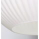 Cleo 3 Light 20 inch White Multi Pendant Ceiling Light