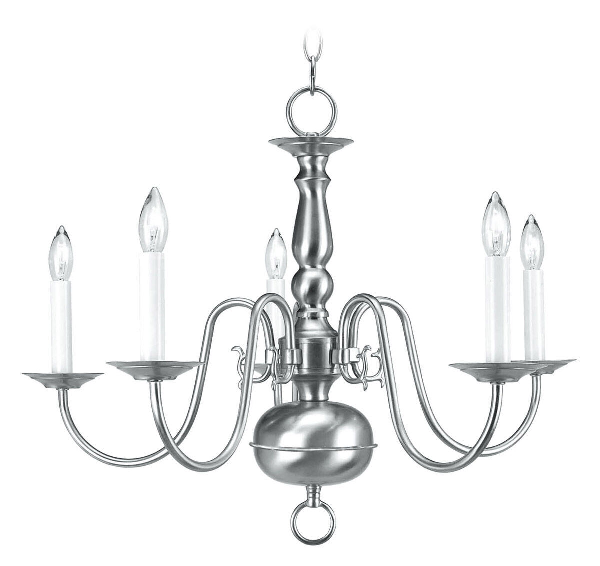Williamsburgh 5 Light 24.00 inch Chandelier