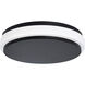 Eris LED 14 inch Black Flush Mount Ceiling Light