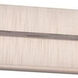 Apex LED 50.5 inch Weather Grey Bath Vanity Wall Light in Jute, Weathered Grey