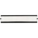 Axel LED 48 inch Black Vanity Light Wall Light