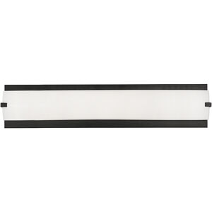 Axel LED 48 inch Black Vanity Light Wall Light