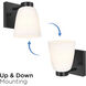 Colleen 1 Light 5 inch Black Wall Sconce Wall Light