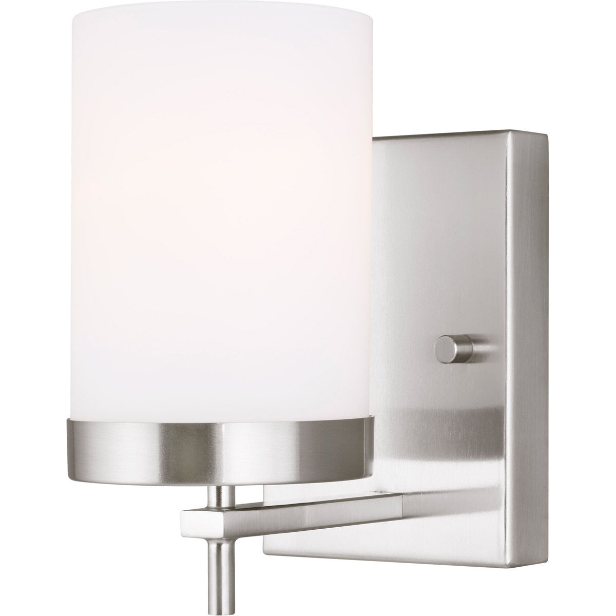 Reading 1 Light 4 inch Brushed Nickel Bath Vanity Wall Light