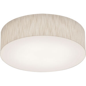 Anton 1 Light 19 inch Jute Flush Mount Ceiling Light