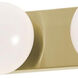 Gates LED 24 inch Satin Brass Bath Vanity Wall Light