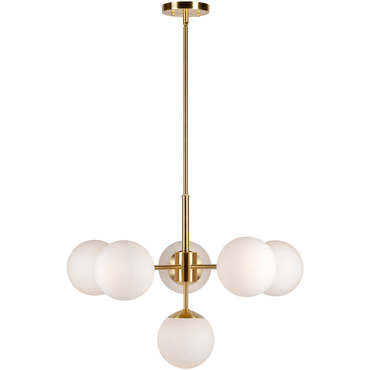 Farrell 6 Light 27.5 inch Soft Gold Chandelier Ceiling Light