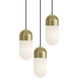 Irvine LED 18 inch Light Antique Brass Multi-light Pendant Ceiling Light