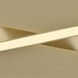Twist 2 Light 23.8 inch Satin Brass Bath Vanity Wall Light