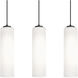 Leo Linear Pendant Ceiling Light in Black