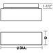 Anton 1 Light 19 inch Jute Flush Mount Ceiling Light