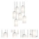 Leo 6 Light 24 inch Satin Nickel Pendant Ceiling Light