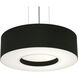 Montclair 3 Light 15 inch Satin Nickel Pendant Ceiling Light