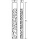 Inez 1 Light 36 inch Black Outdoor Wall Sconce