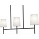 Rose LED 36 inch Black Linear Pendant Ceiling Light