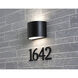 Celia LED 7 inch Black Outdoor Sconce