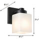 Donovan 1 Light 4.75 inch Black Wall Sconce Wall Light
