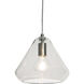Armitage 1 Light 10 inch Silver Pendant Ceiling Light in Clear