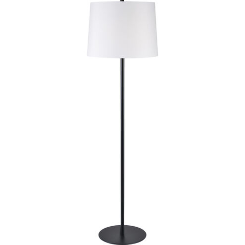 Nevin 61.75 inch 40 watt Matte Black Floor Lamp Portable Light