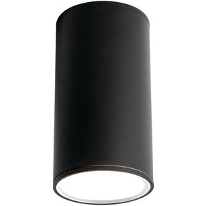 Everly LED 4.25 inch Black Semi-Flush Mount Ceiling Light